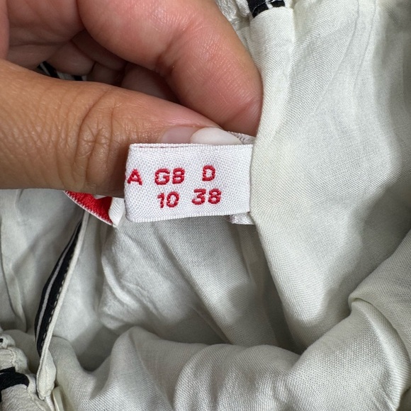 See By Chloe Black White Leopard Striped Silk Mini Dress Sleeveless - Picture 5 of 11